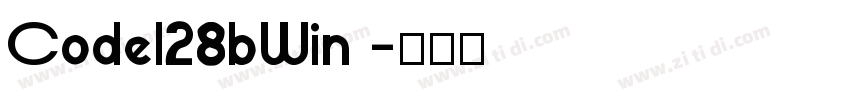 Code128bWin 字体转换